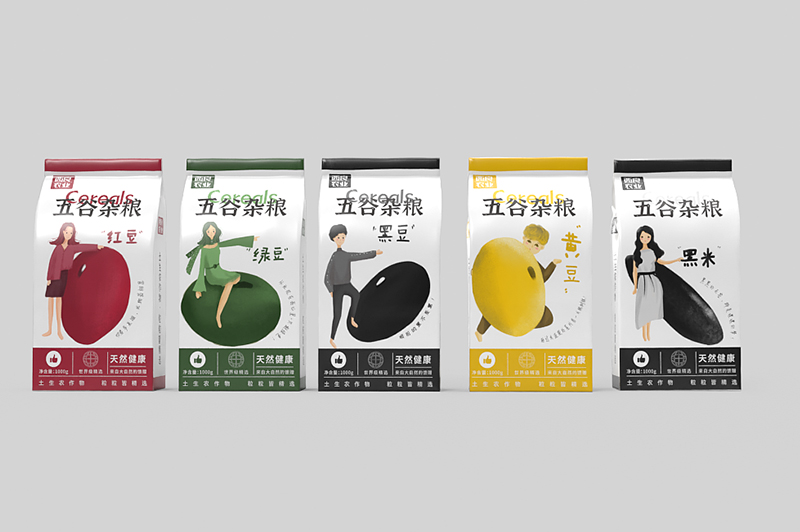 五谷雜糧包裝設(shè)計是怎么樣設(shè)計？